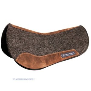 Comfort Saddle Fit extracomfortabele volvilten westernpad met lederen versterkingen